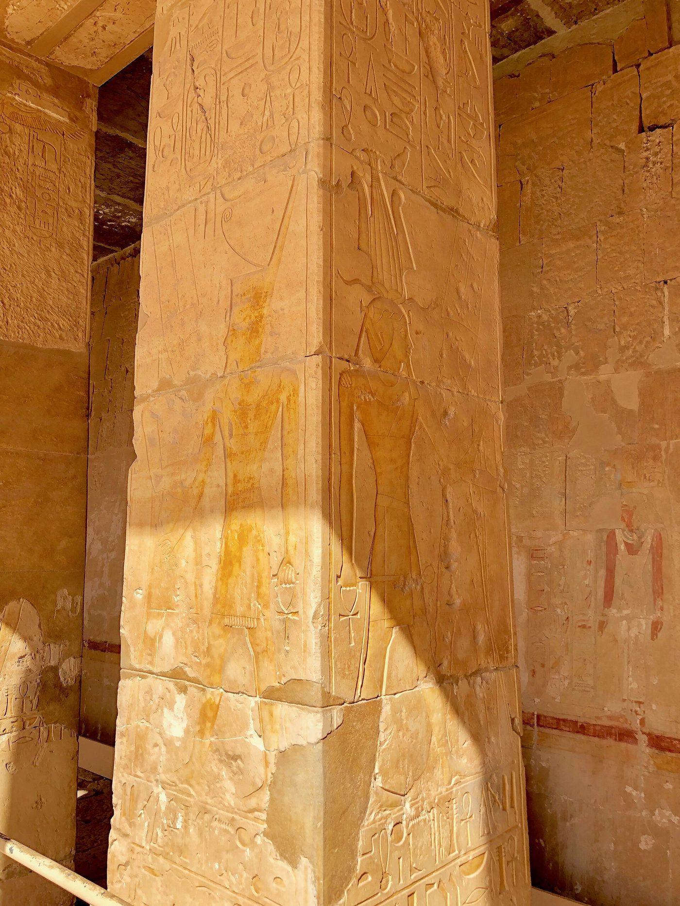 Punt Colonnade, Mortuary Temple of Hatshepsut, Luxor, LG, EGY (48010590596)