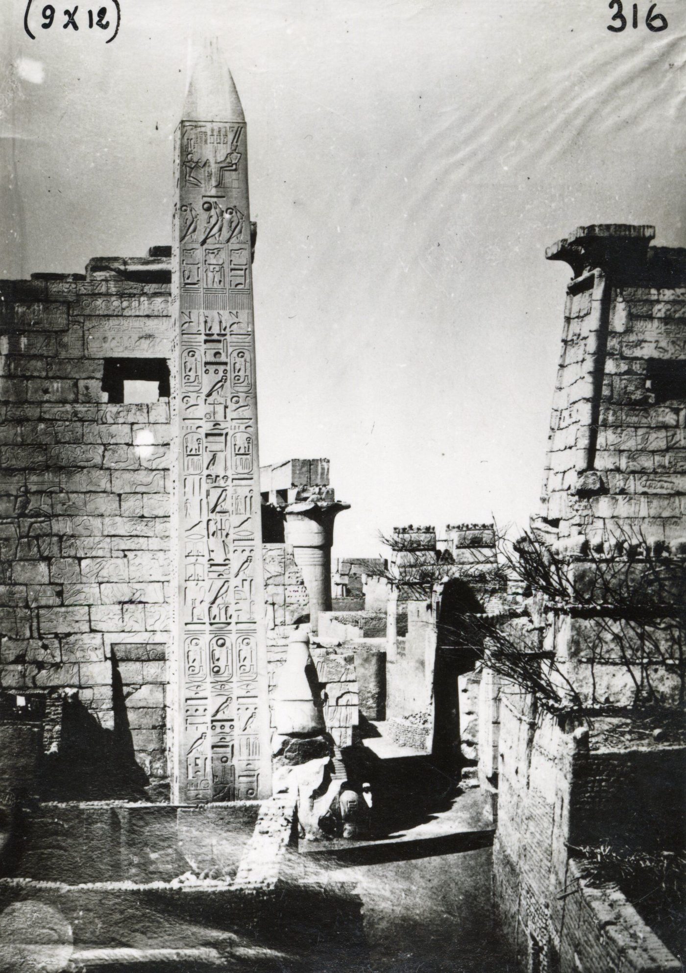 Theban region, Luxor temple, 19th century pictures, photo 4 of 37 - Archivio fotografico Museo Egizio…