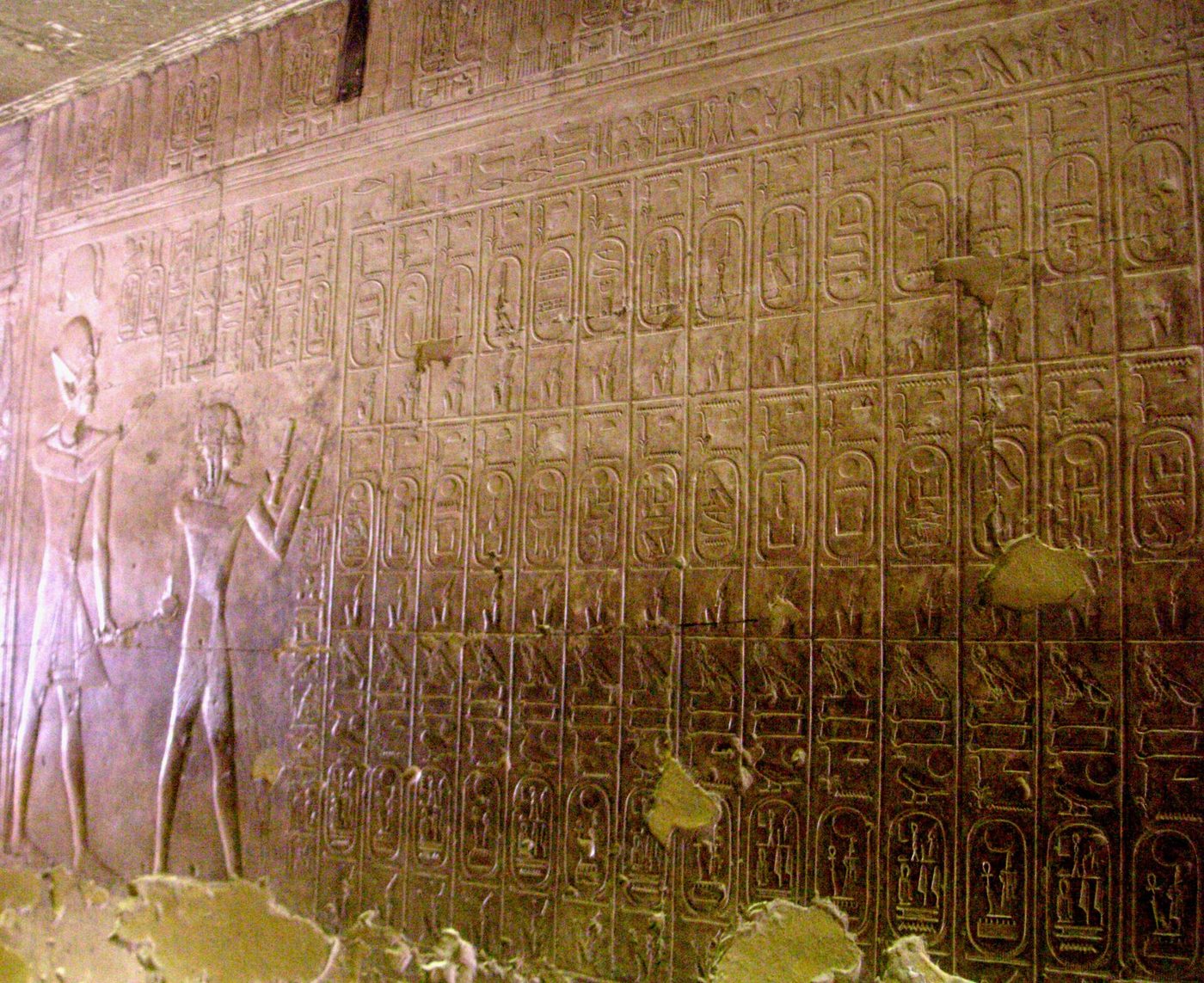 Abydos Koenigsliste Sethos Ramses